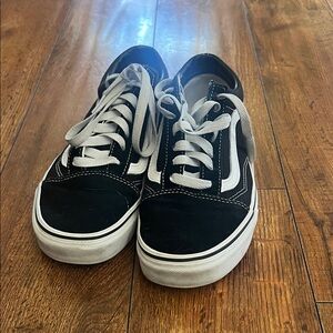 Vans Black and White Athletic Shoes